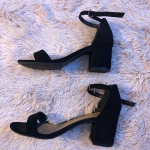 Bamboo Black Heels